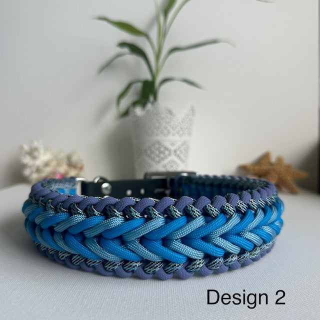 Custom Design Collar - Handmade Paracord & BioThane® Collar