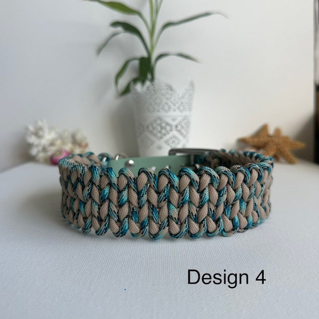 Custom Design Collar - Handmade Paracord & BioThane® Collar