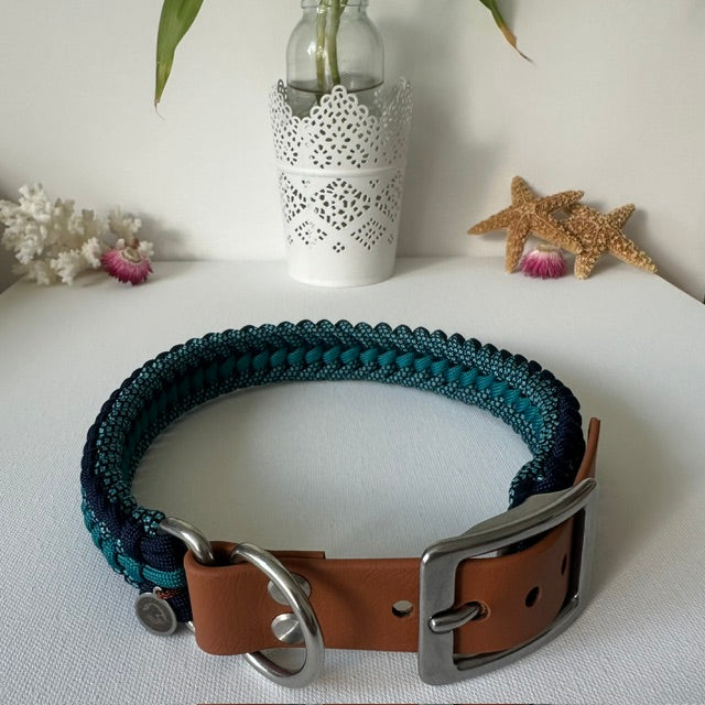 Neptune - Handmade Paracord & BioThane® Collar