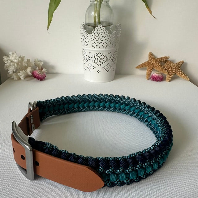 Neptune - Handmade Paracord & BioThane® Collar