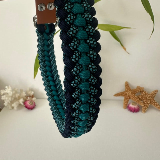 Neptune - Handmade Paracord & BioThane® Collar