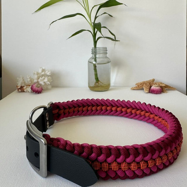 Sunset - Handmade Paracord & BioThane® Collar