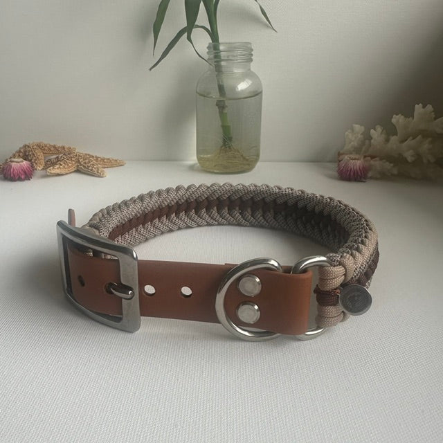 Truffle - Handmade Paracord & BioThane® Collar