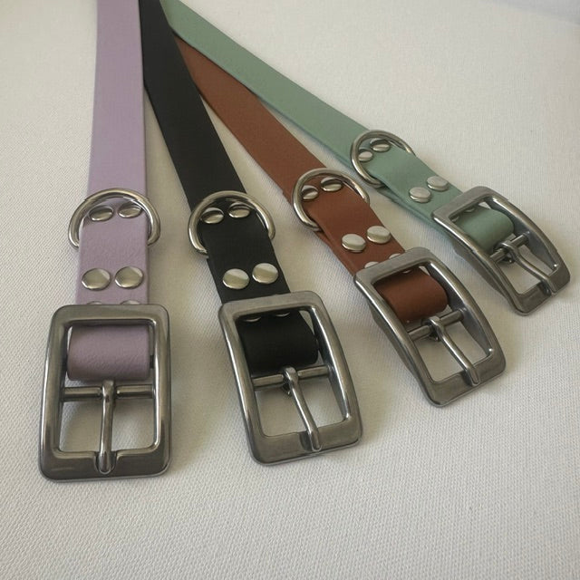 Handmade Genuine BioThane® Dog Collars - Durable, Waterproof & Vegan-Friendly