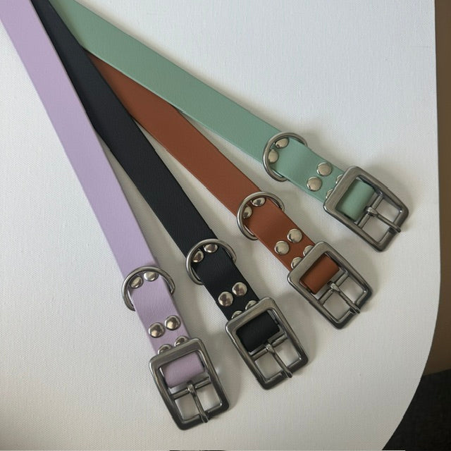 Handmade Genuine BioThane® Dog Collars - Durable, Waterproof & Vegan-Friendly