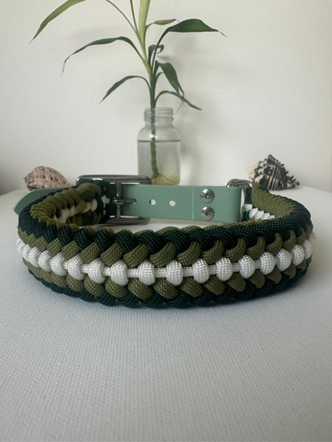 Forest Whisper - Handmade Paracord & BioThane® Collar