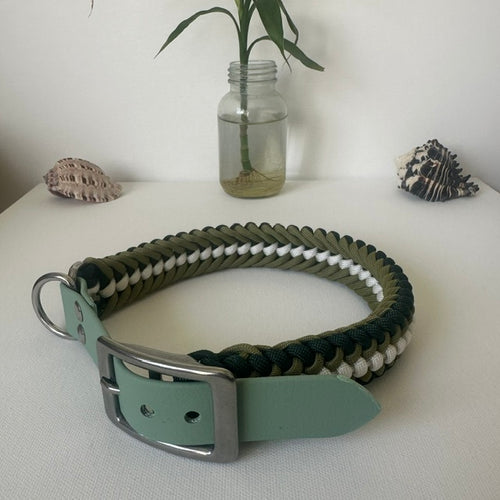 Forest Whisper - Handmade Paracord & BioThane® Collar