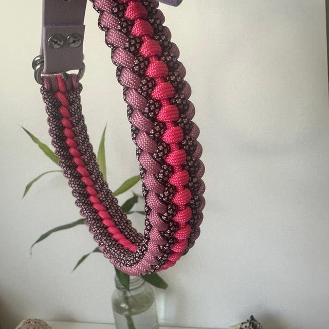 Pink Dreams - Handmade Paracord & BioThane® Collar