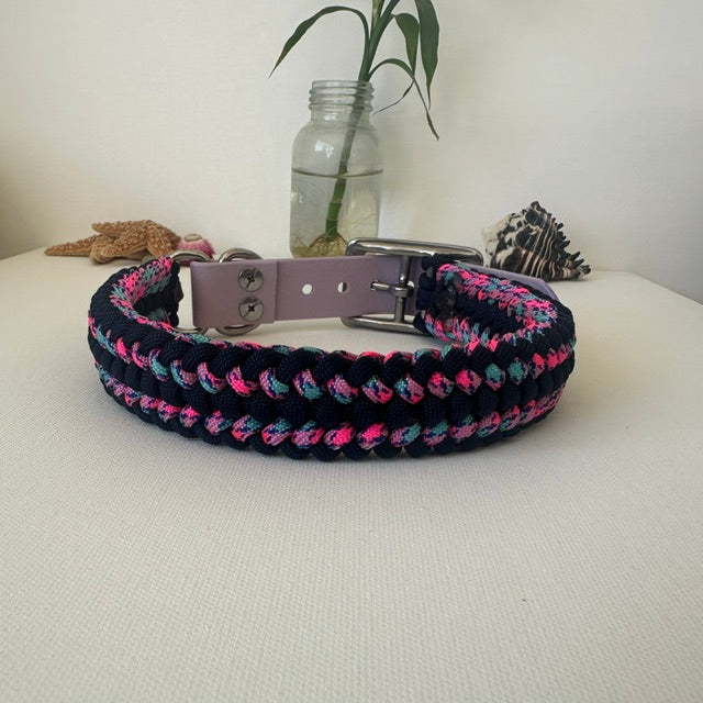 Aurora - Handmade Paracord & BioThane® Collar