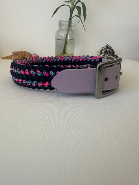Aurora - Handmade Paracord & BioThane® Collar