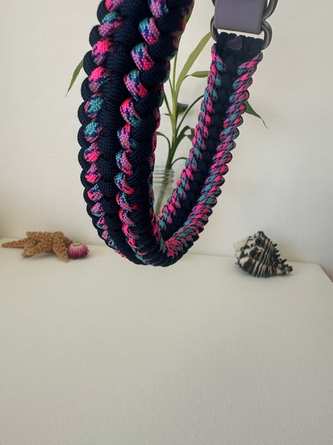 Aurora - Handmade Paracord & BioThane® Collar
