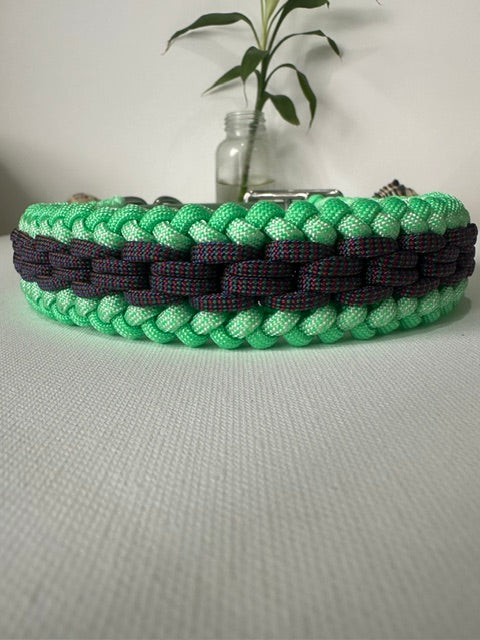 Green Ivy - Handmade Paracord & BioThane® Collar