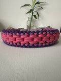 Amethyst Bloom - Handmade Paracord & BioThane® Collar