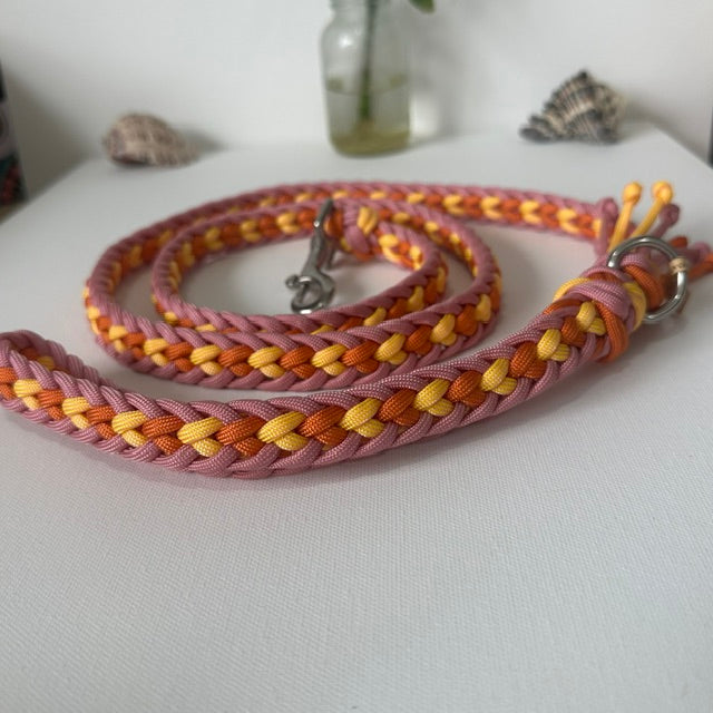 Sunrise - Handmade Paracord Dog Leashes - Strong, Lightweight & Stylish