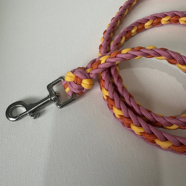 Sunrise - Handmade Paracord Dog Leashes - Strong, Lightweight & Stylish
