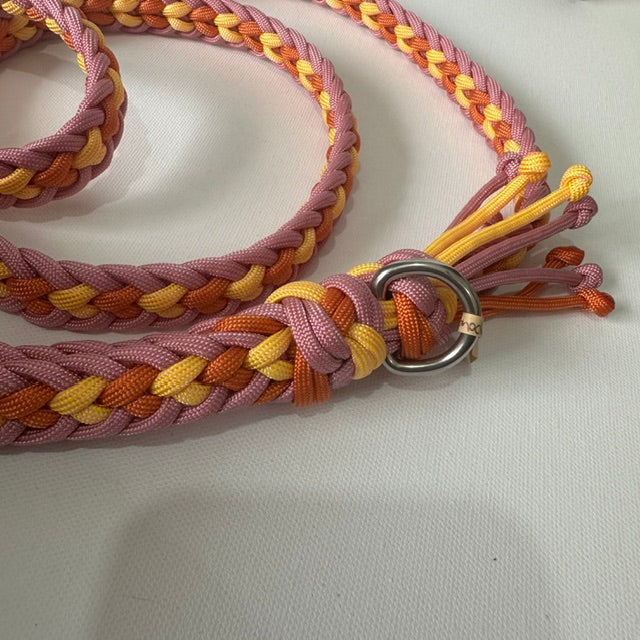 Sunrise - Handmade Paracord Dog Leashes - Strong, Lightweight & Stylish