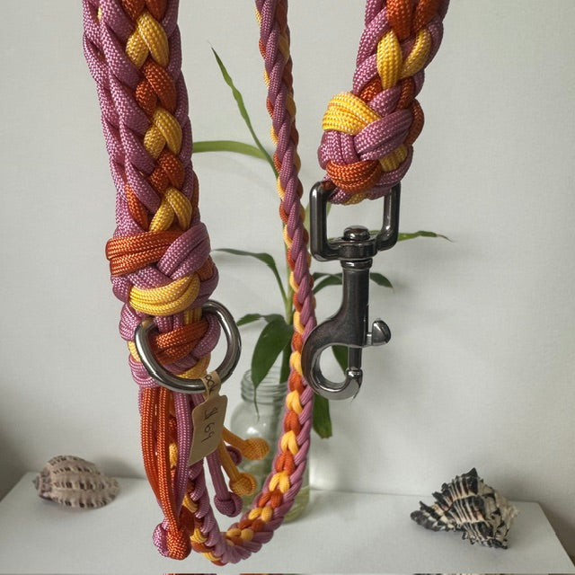 Sunrise - Handmade Paracord Dog Leashes - Strong, Lightweight & Stylish