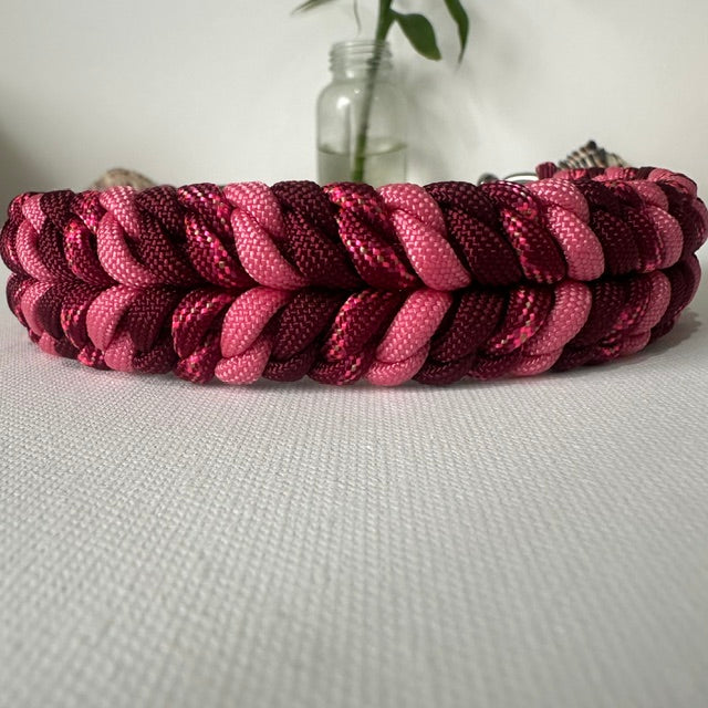 Wild Berries - Handmade Paracord & BioThane® Collar (Small)