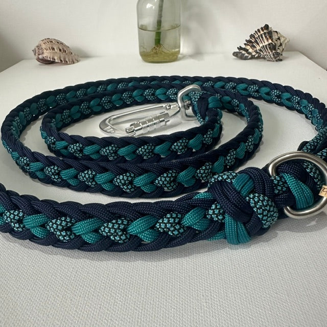 Neptune - Handmade Paracord Dog Leashes - Strong, Lightweight & Stylish