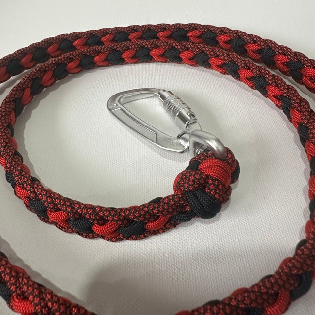 Dragon Fire - Handmade Paracord Dog Leashes - Strong, Lightweight & Stylish