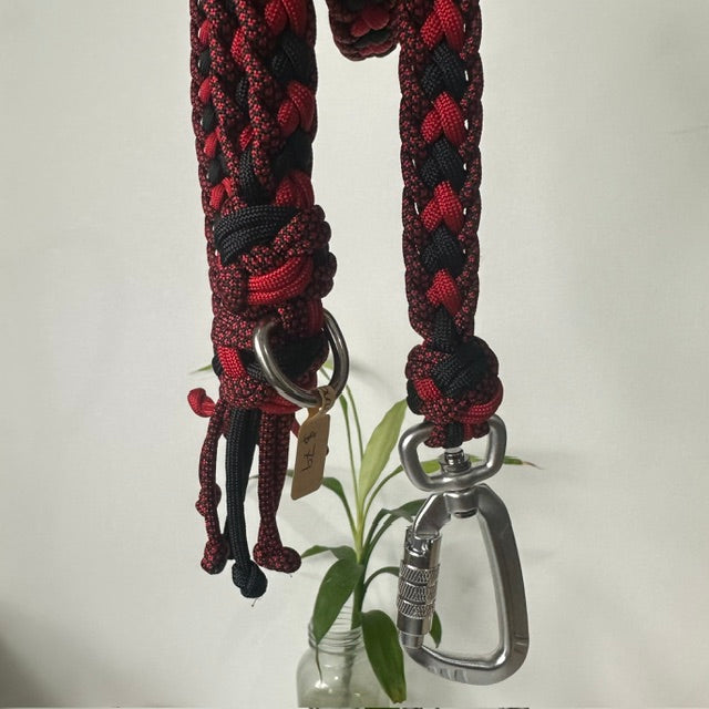 Dragon Fire - Handmade Paracord Dog Leashes - Strong, Lightweight & Stylish