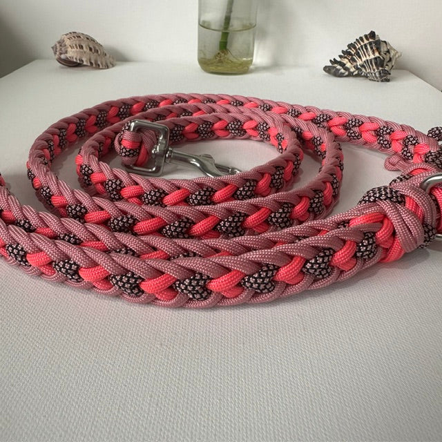 Pink Dreams - Handmade Paracord Dog Leashes - Strong, Lightweight & Stylish