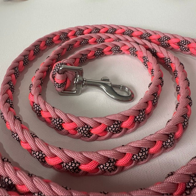 Pink Dreams - Handmade Paracord Dog Leashes - Strong, Lightweight & Stylish
