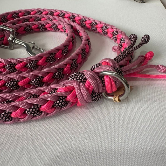 Pink Dreams - Handmade Paracord Dog Leashes - Strong, Lightweight & Stylish
