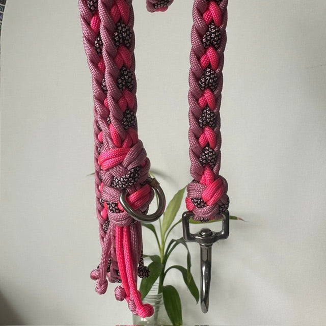 Pink Dreams - Handmade Paracord Dog Leashes - Strong, Lightweight & Stylish