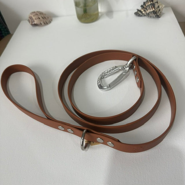 Handmade Genuine BioThane® Dog Leashes - Durable, Waterproof & Vegan-Friendly