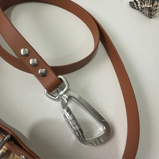 Handmade Genuine BioThane® Dog Leashes - Durable, Waterproof & Vegan-Friendly