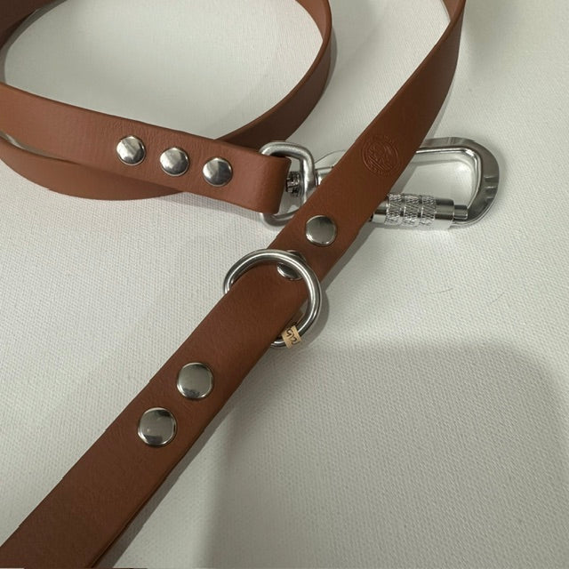 Handmade Genuine BioThane® Dog Leashes - Durable, Waterproof & Vegan-Friendly