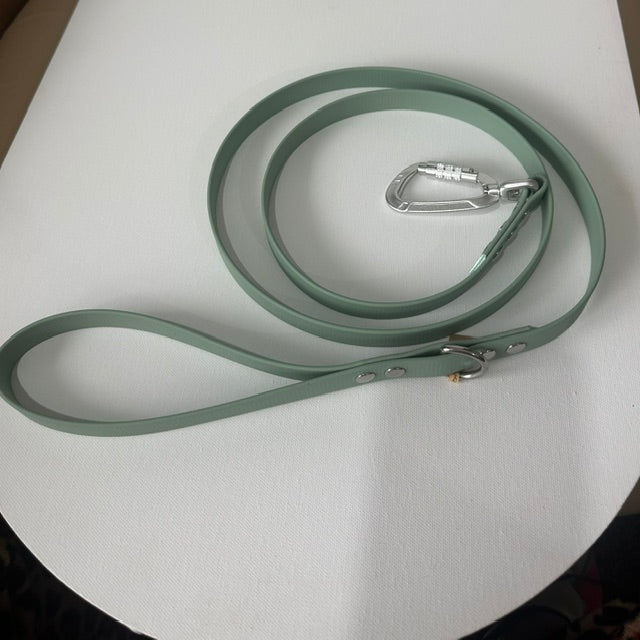 Handmade Genuine BioThane® Dog Leashes - Durable, Waterproof & Vegan-Friendly